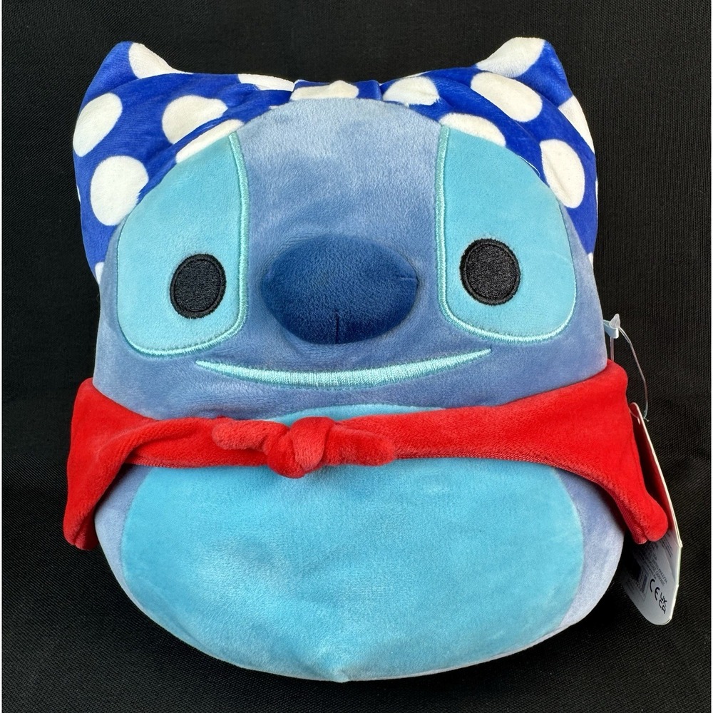 Squishmallows Disney Stitch Laundry Super Hero Plush 8" Soft Stuffed Animal Toy